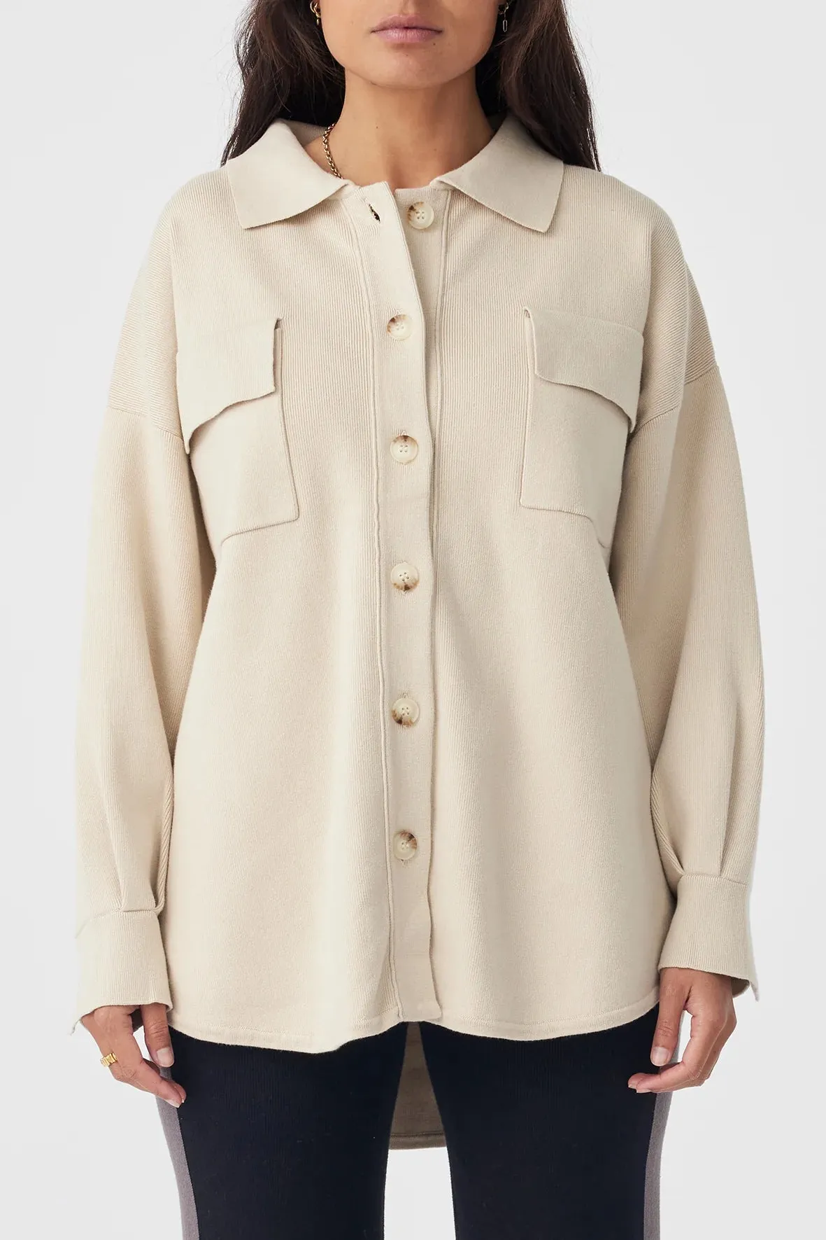 Arcaa Remy Shirt Jacket - Sand