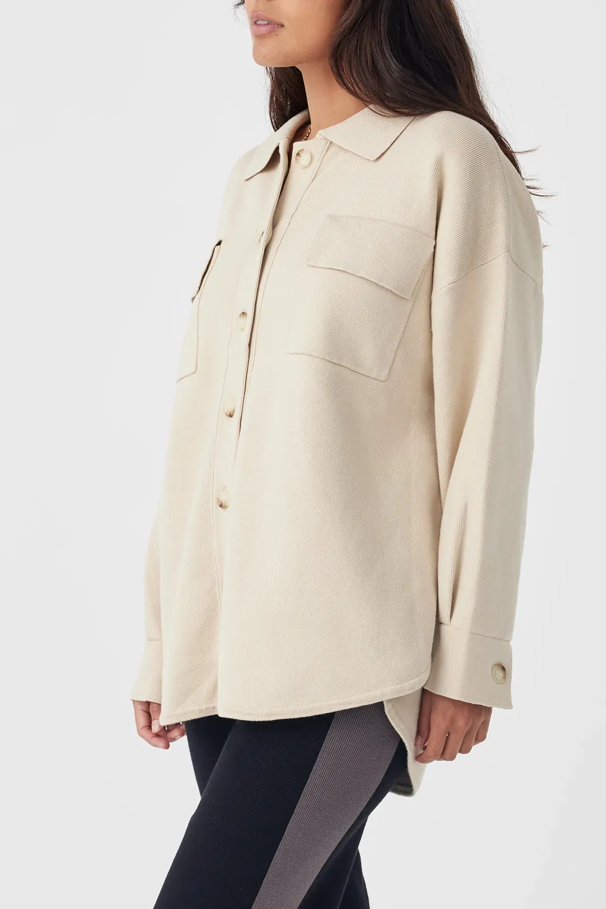 Arcaa Remy Shirt Jacket - Sand