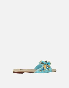 Bianca Floral Embellished Sandals