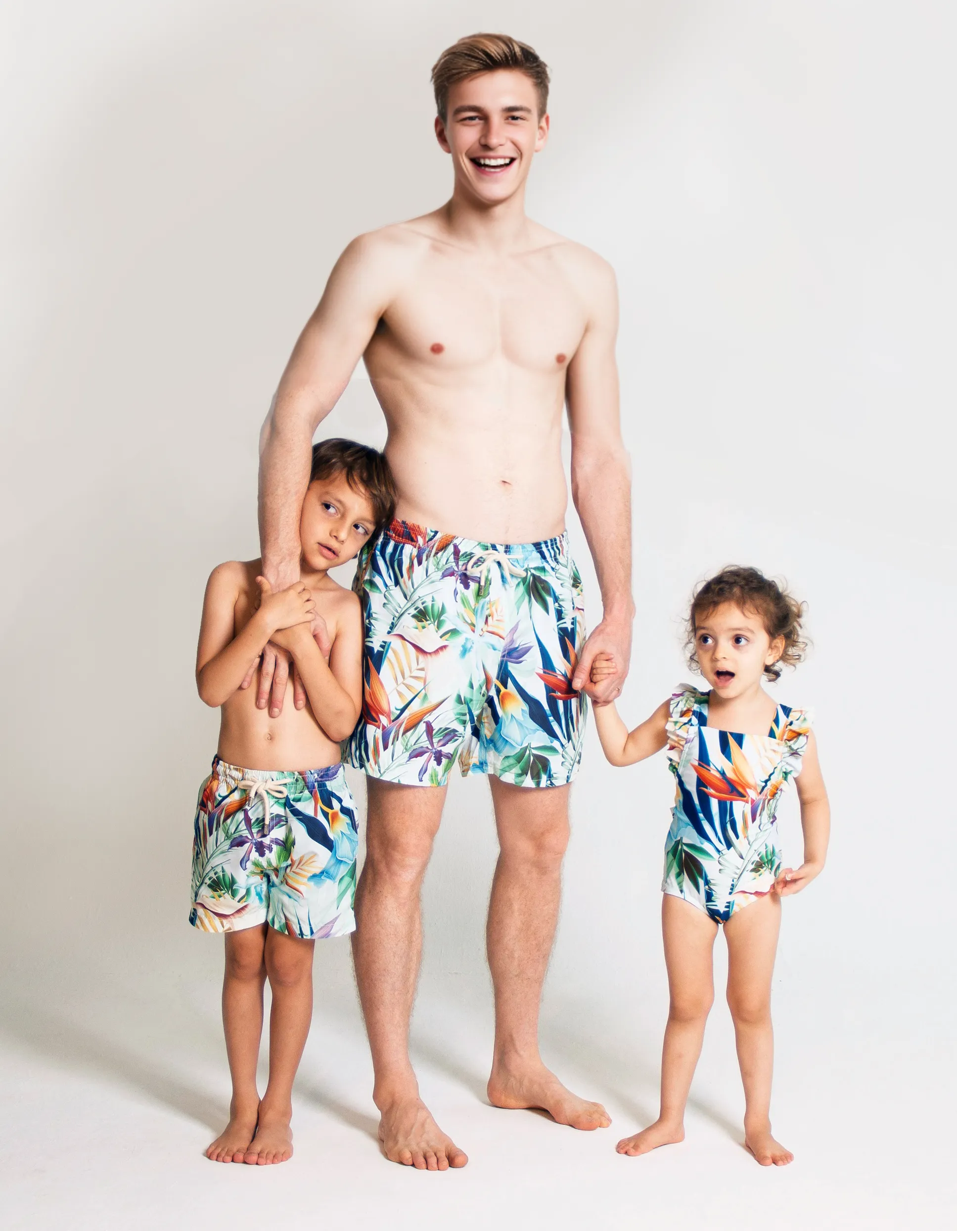 Bird of Paradise Mens Swim Shorts