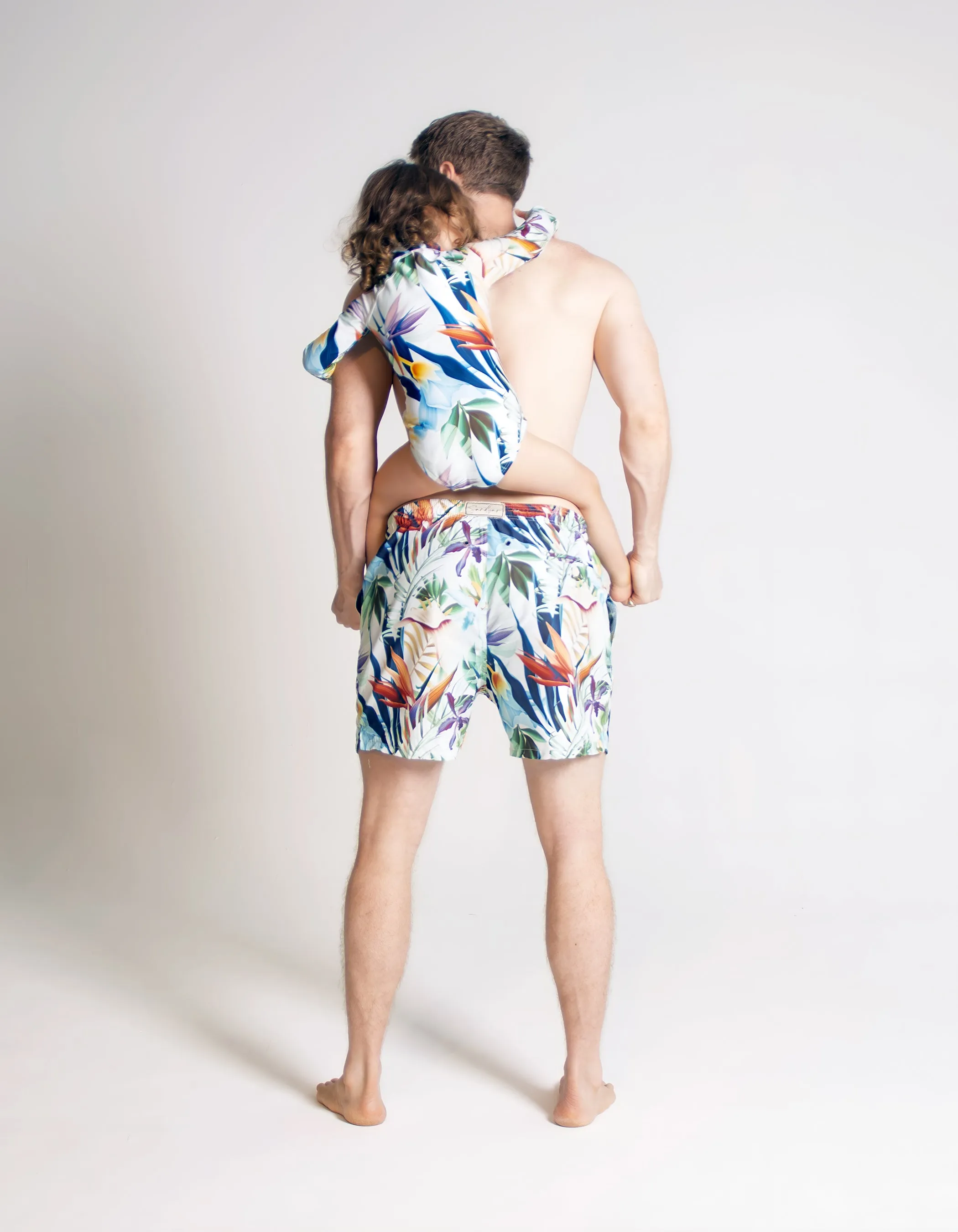 Bird of Paradise Mens Swim Shorts