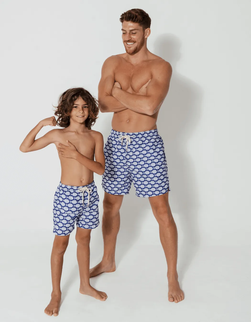 Blue Fish Mens Swim Shorts