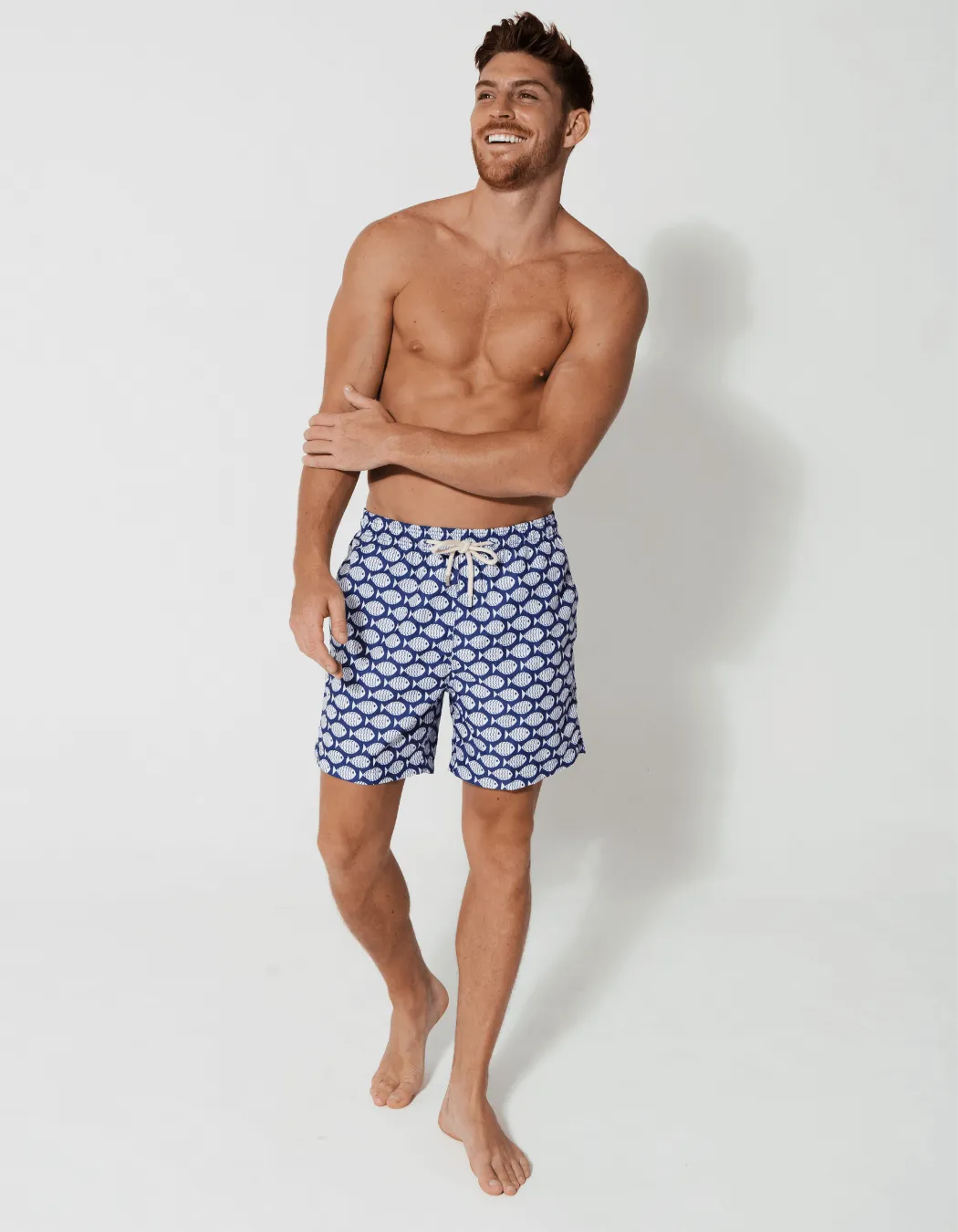 Blue Fish Mens Swim Shorts