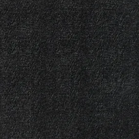 Cat Black-Gray Velvet Twill-Like Stretch Polyester Double Knit Fabric