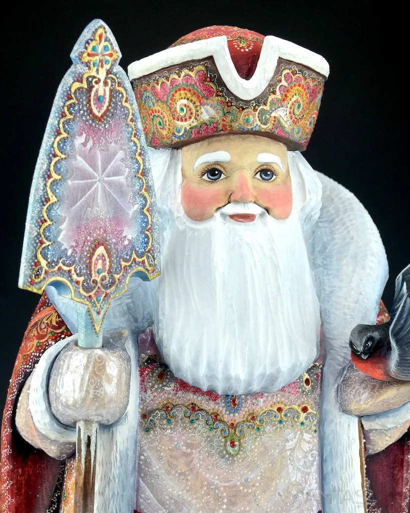 Christmas Red Elegant Russian Santa Claus