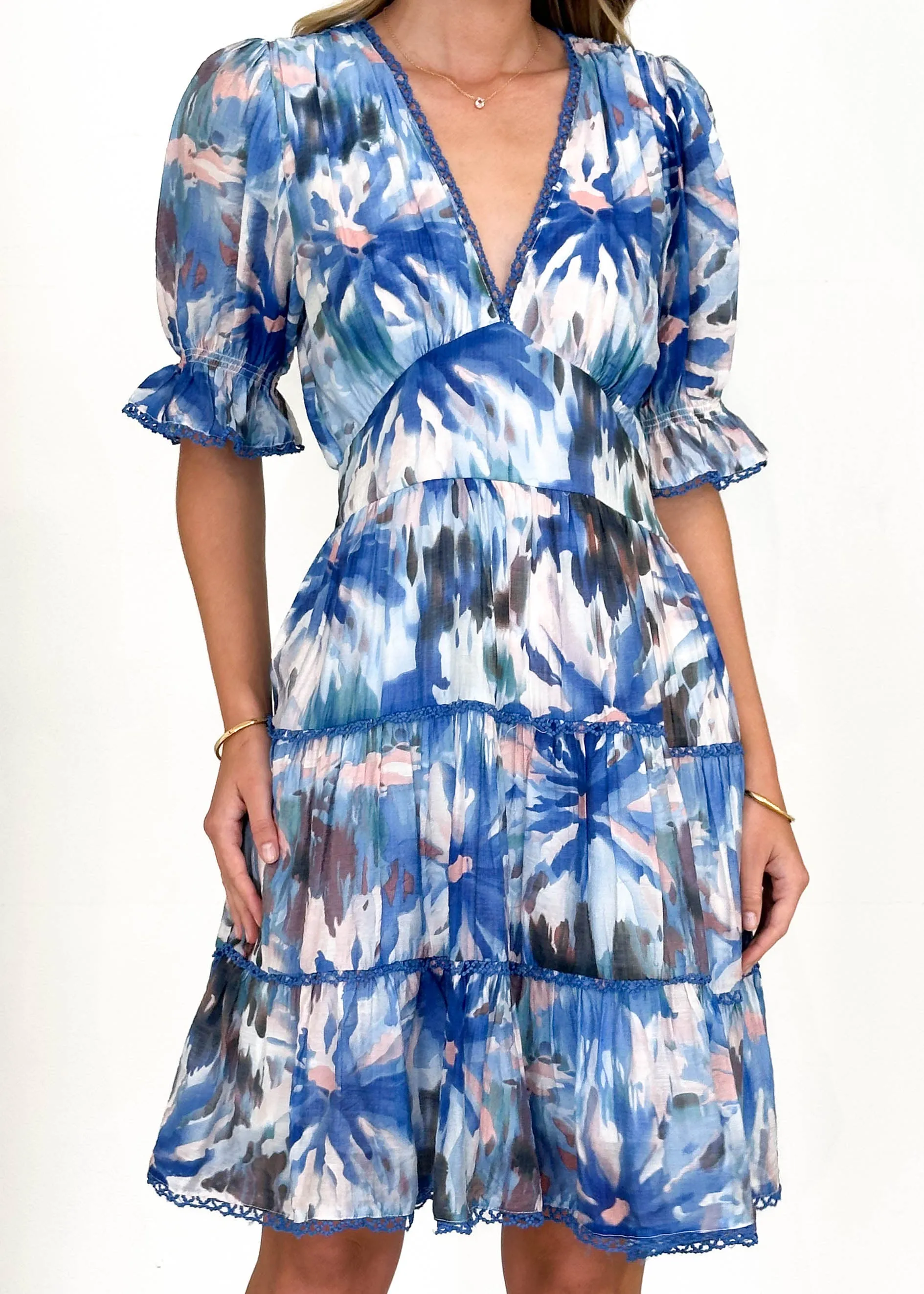 Eclipse Dress - Blue Floral