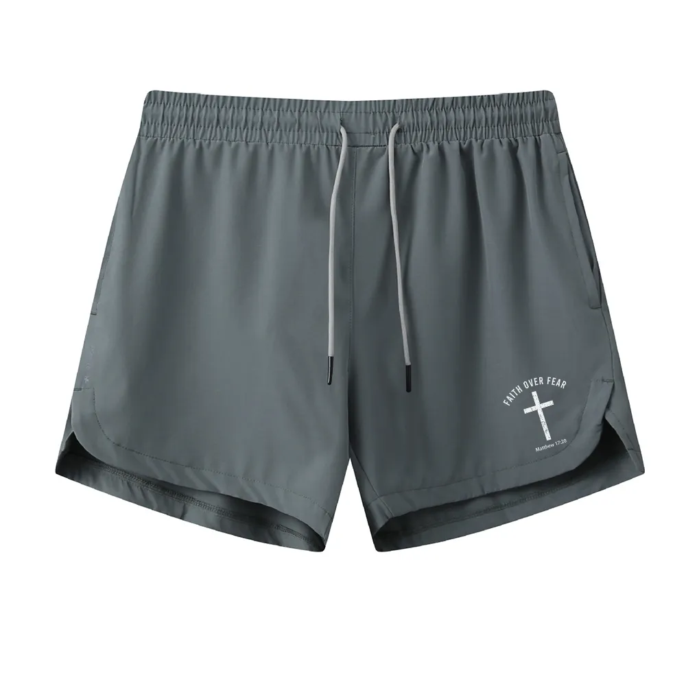 Faith Over Fear Graphic Shorts