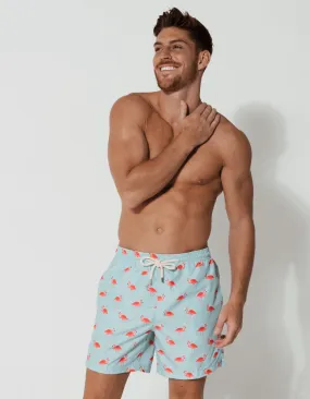 Flamingo Mens Swim Shorts