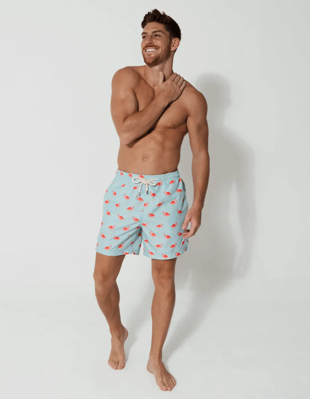 Flamingo Mens Swim Shorts