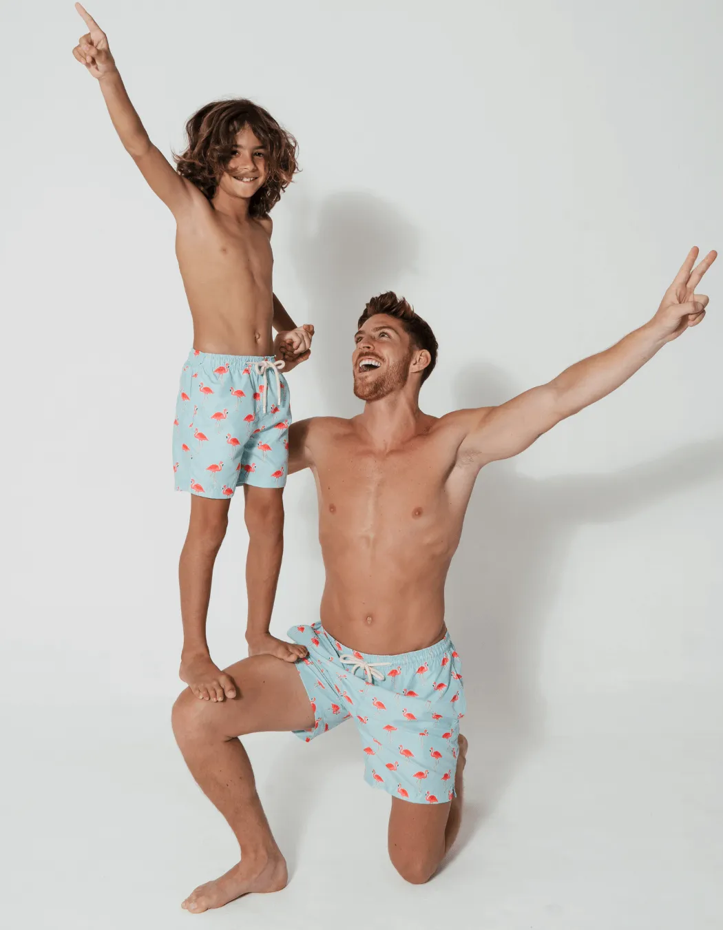 Flamingo Mens Swim Shorts