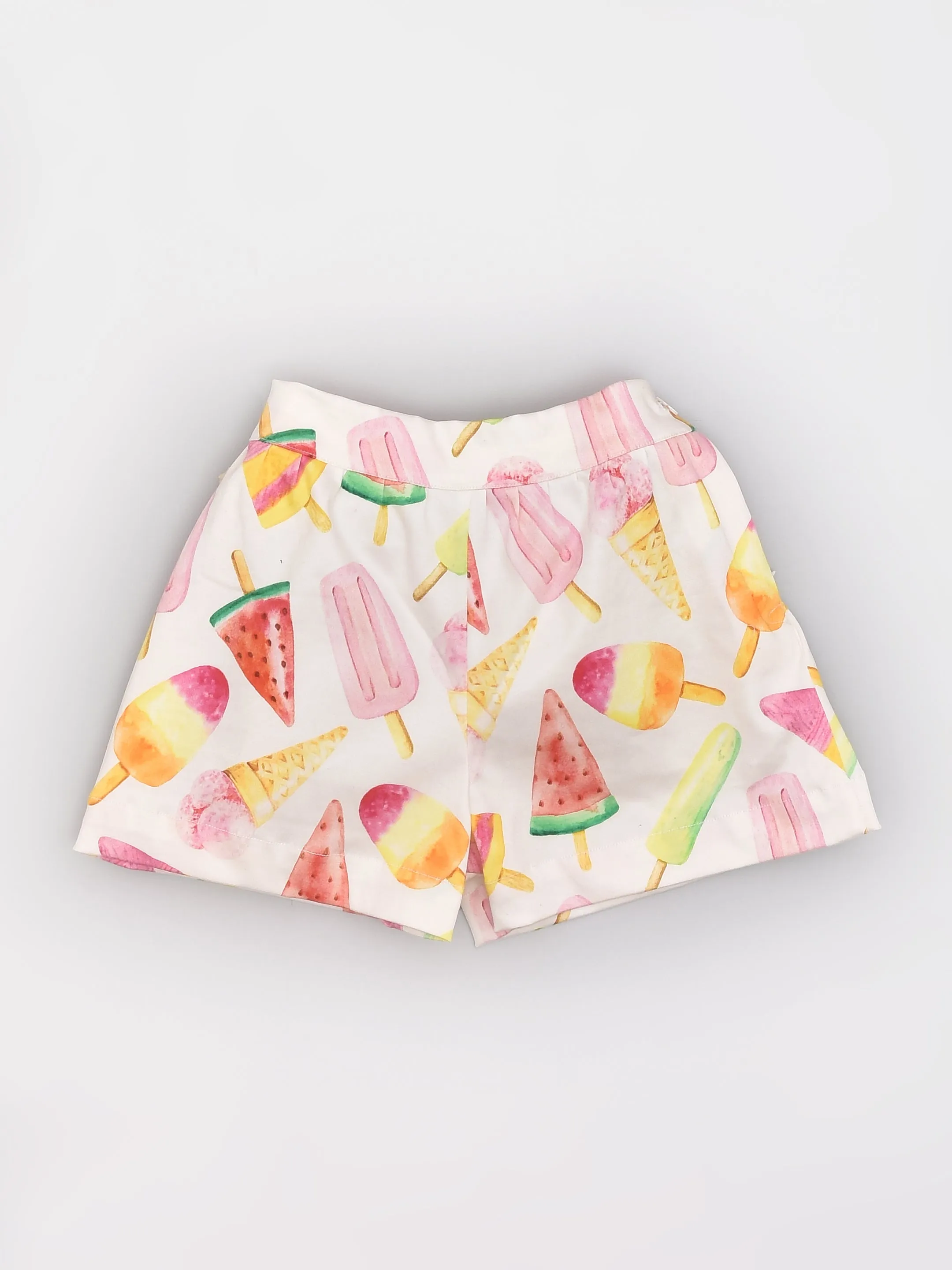 Ice-cream Print Shorts for Girls