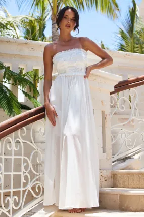 Jules Maxi Dress - White