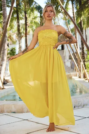 Jules Maxi Dress - Yellow