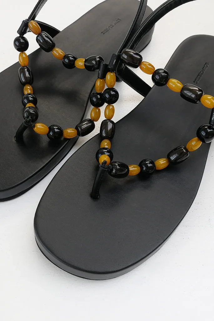 Low Classic - Beads Sandals - Yellow