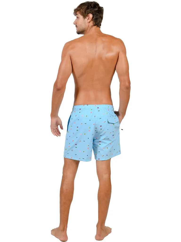 Men's 4-way stretch shorts with full boxer lining inside