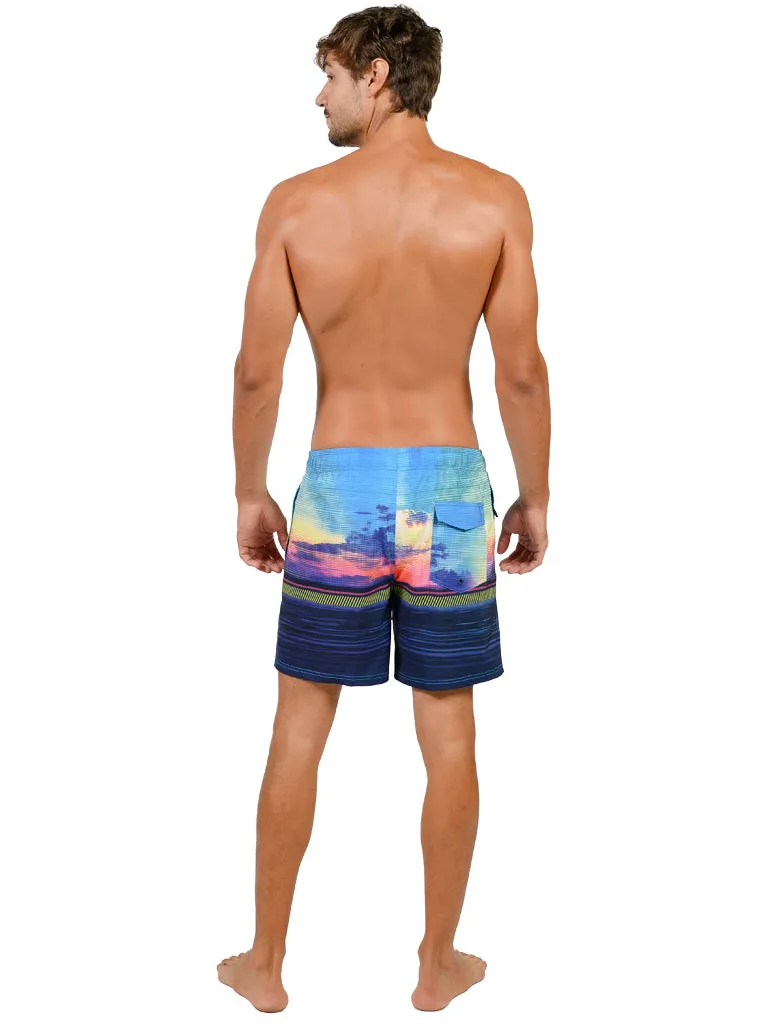 Men's 4-way stretch shorts with full boxer lining inside