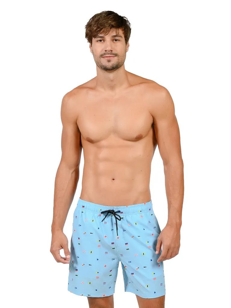 Men's 4-way stretch shorts with full boxer lining inside