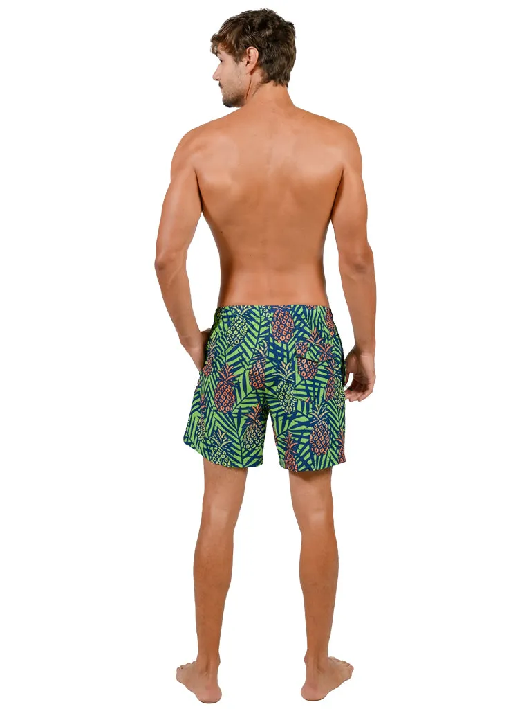 Men's 4-way stretch shorts with full boxer lining inside