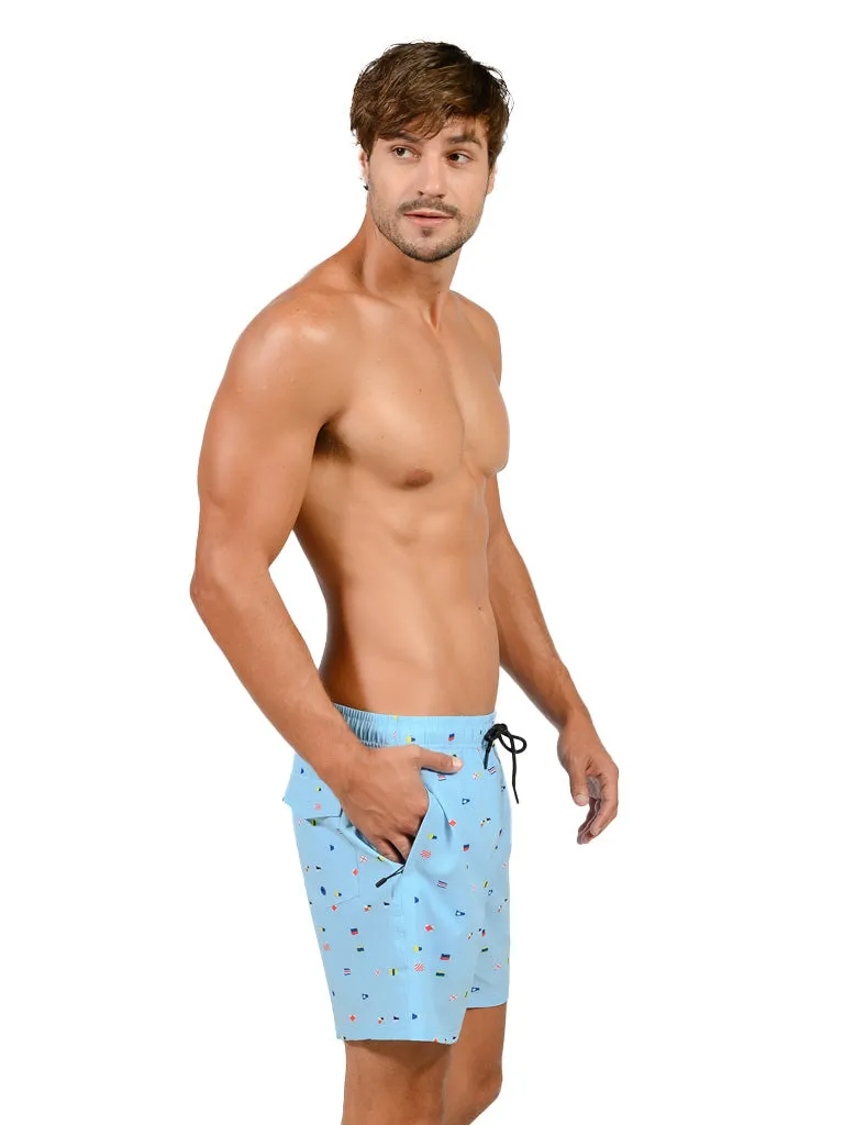 Men's 4-way stretch shorts with full boxer lining inside