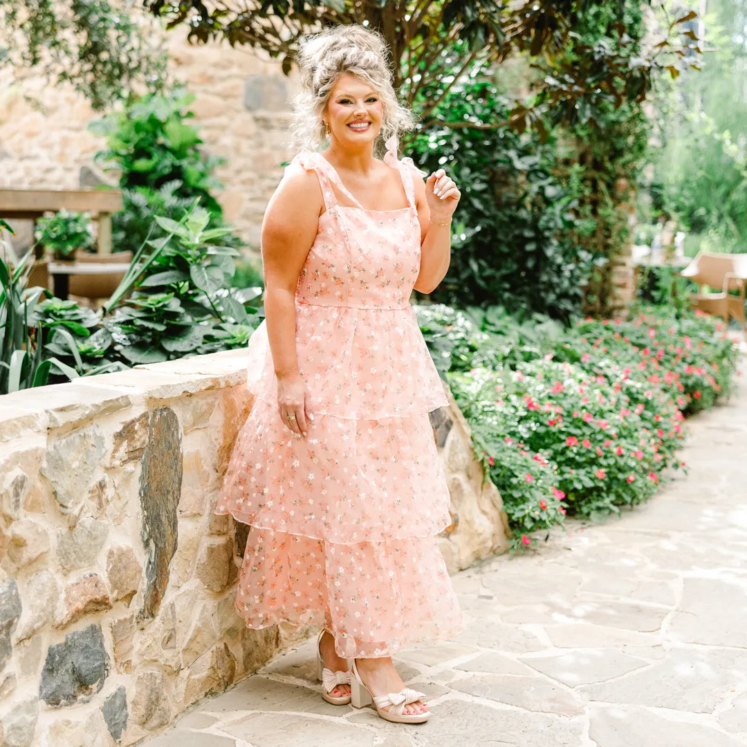 Our Perfect Moment Dress, Peach Blush