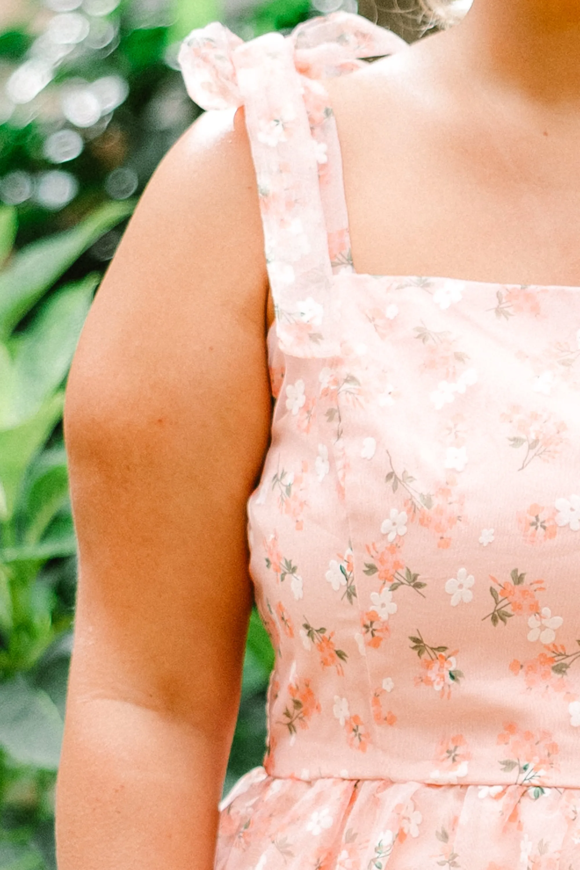 Our Perfect Moment Dress, Peach Blush