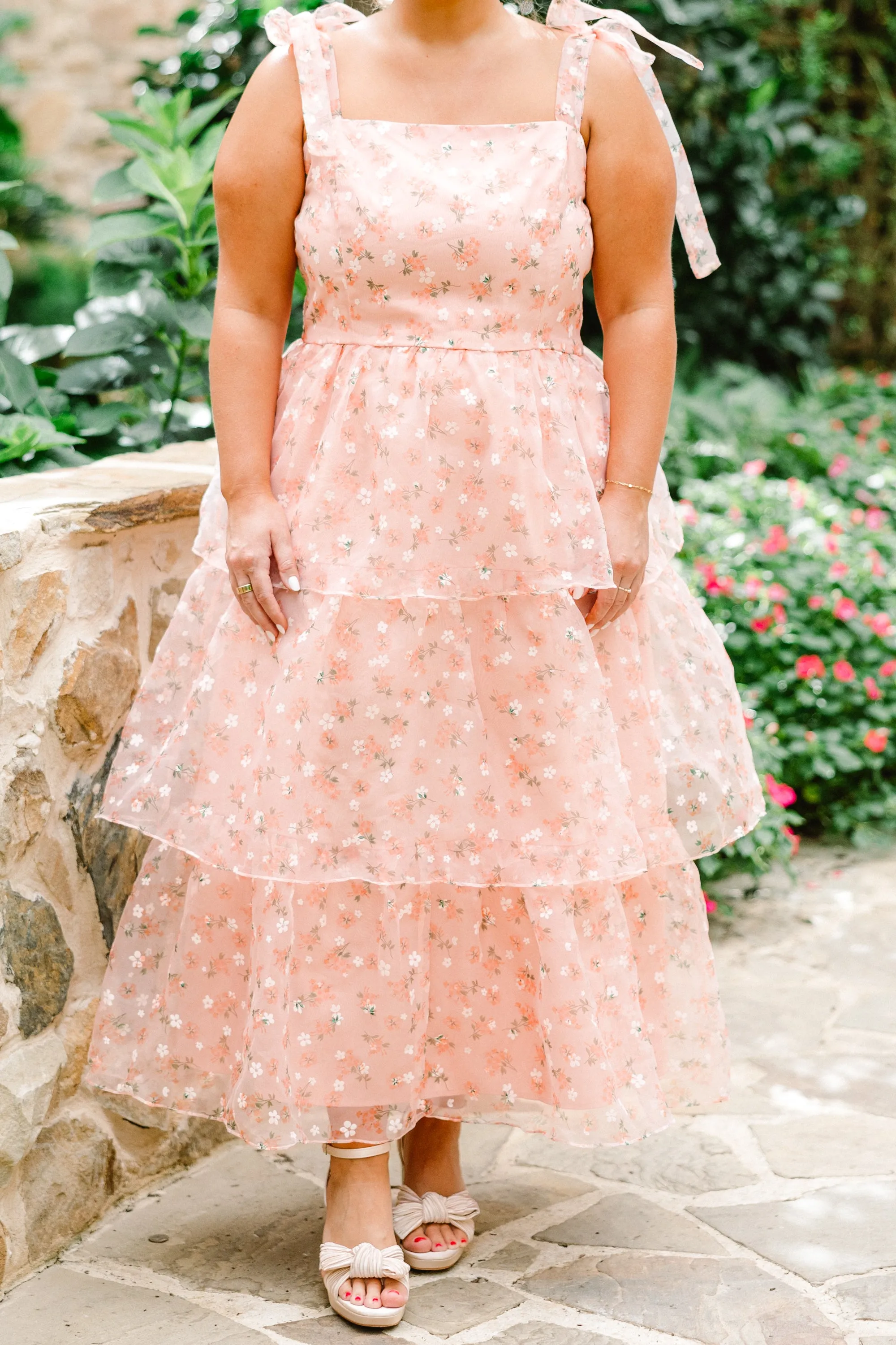 Our Perfect Moment Dress, Peach Blush