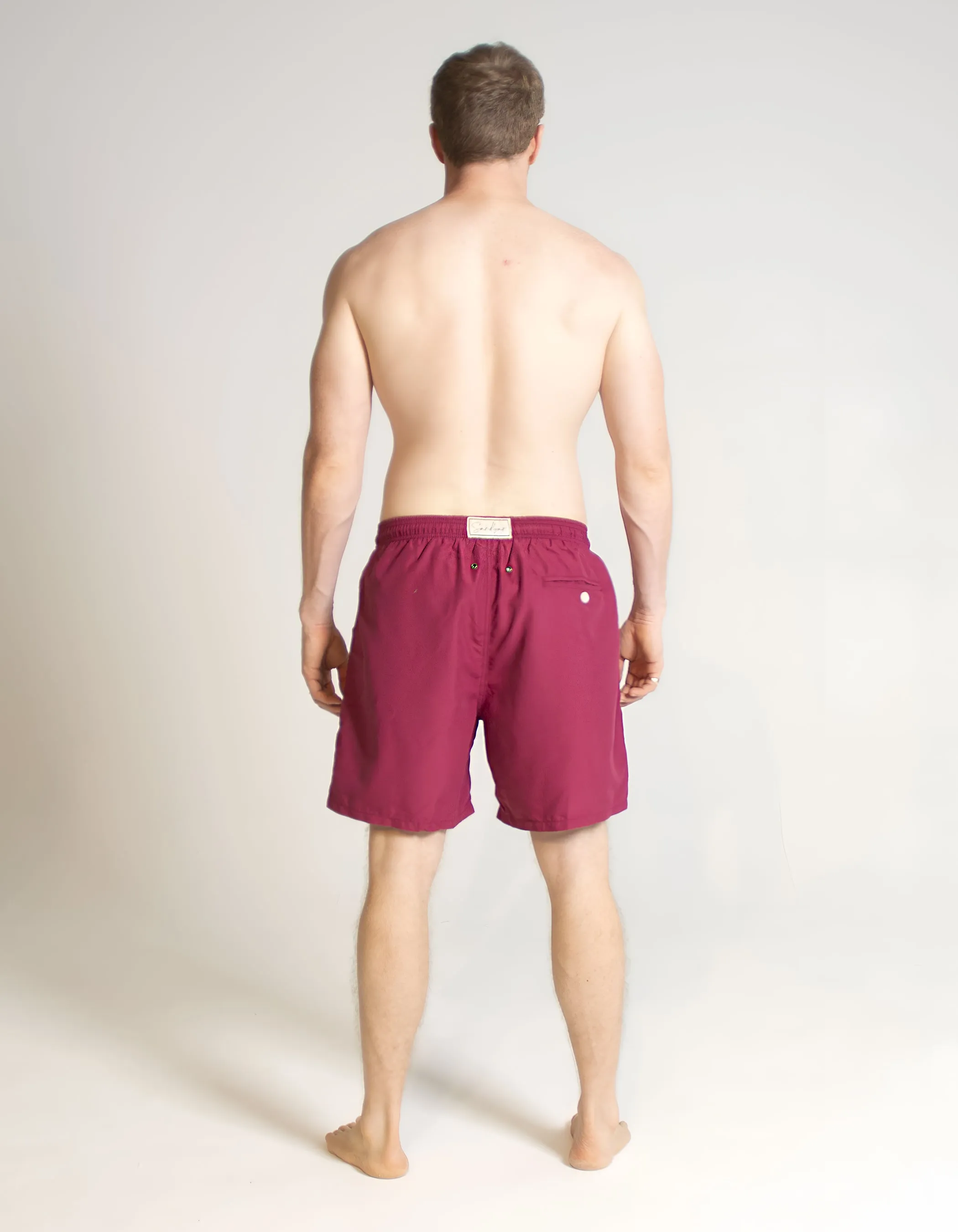 Plum Mens Swim Shorts