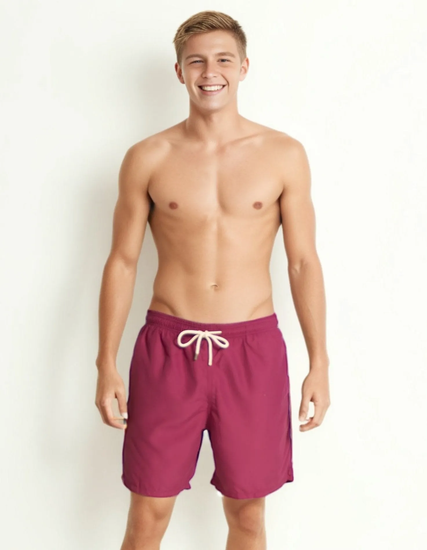 Plum Mens Swim Shorts