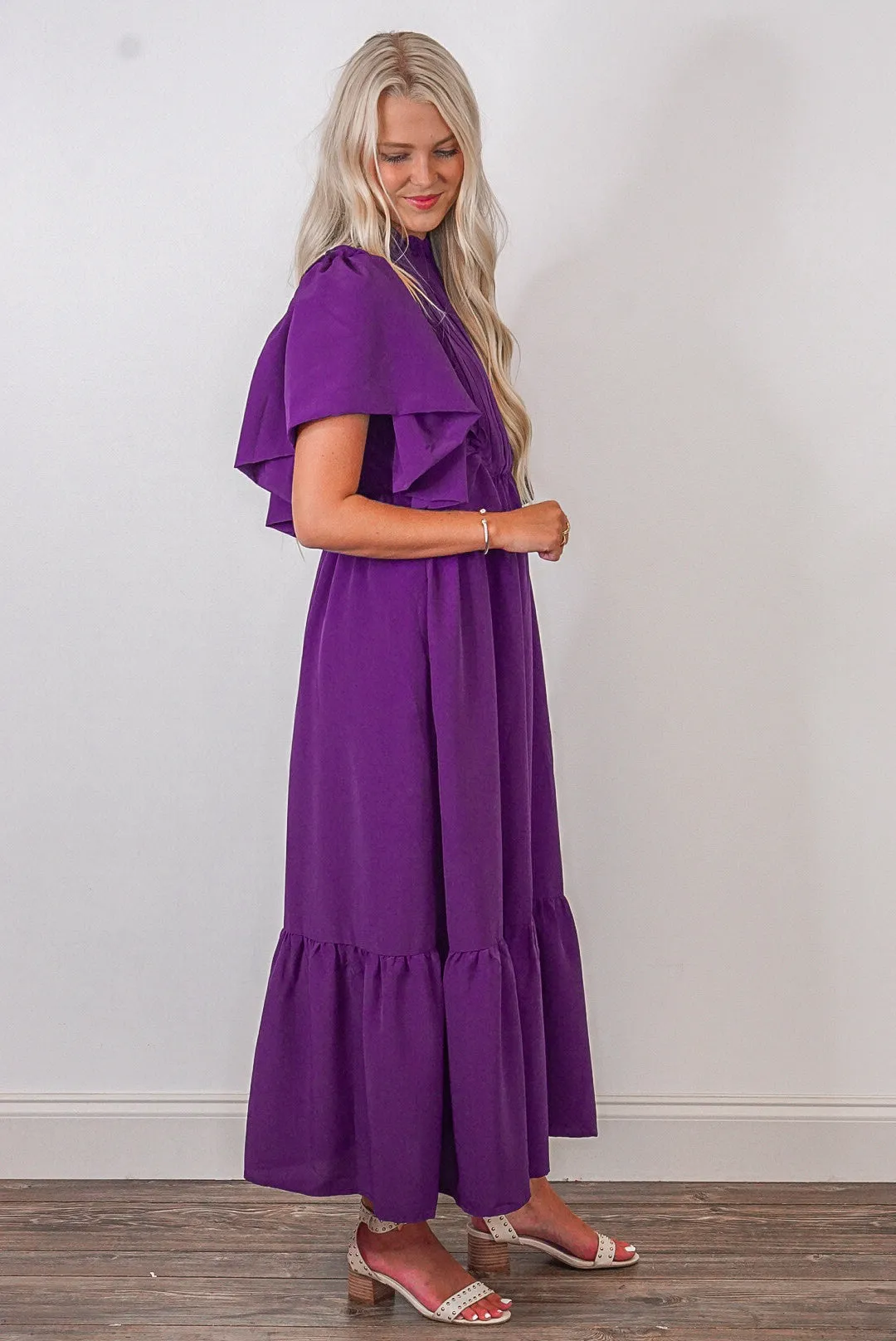 Purely Perfect Purple Maxi Dress