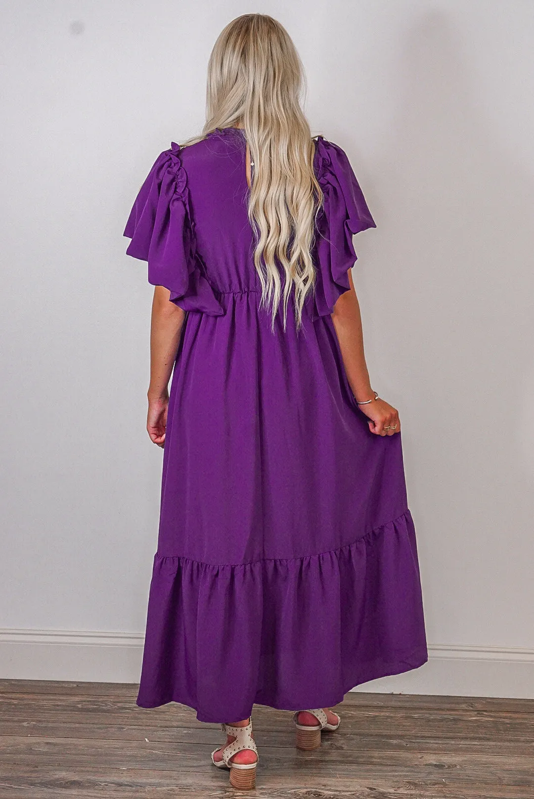 Purely Perfect Purple Maxi Dress