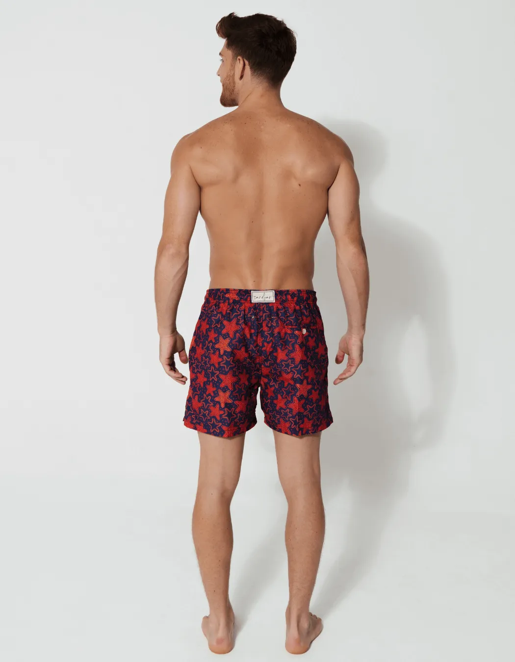 Red Starfish Mens Swim Shorts