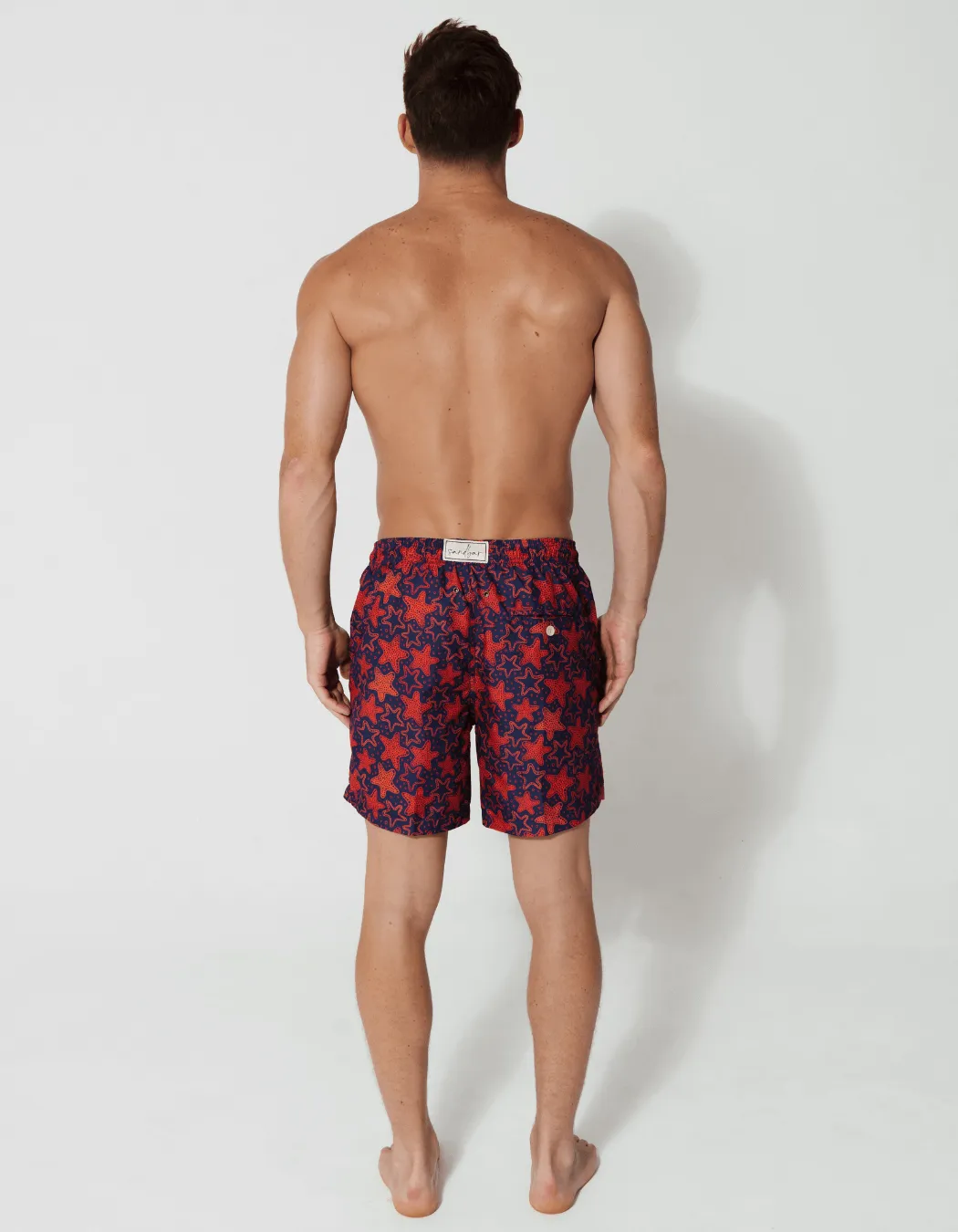 Red Starfish Mens Swim Shorts