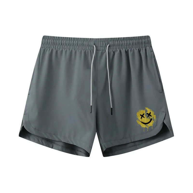 Smiley Graphic Shorts