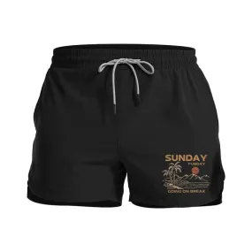 Sunday Funday Graphic Shorts