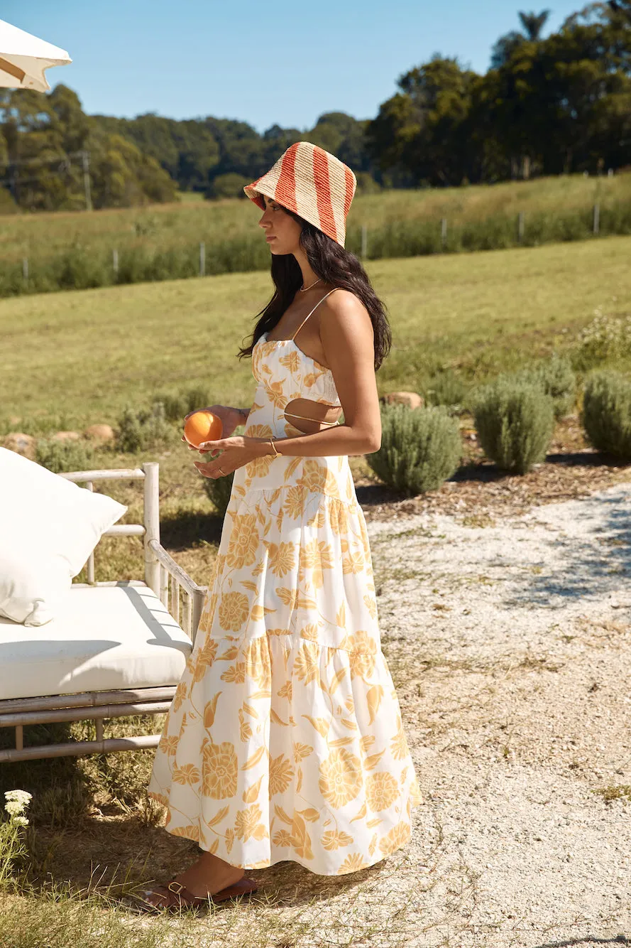 Sunset Trails Maxi Dress Yellow