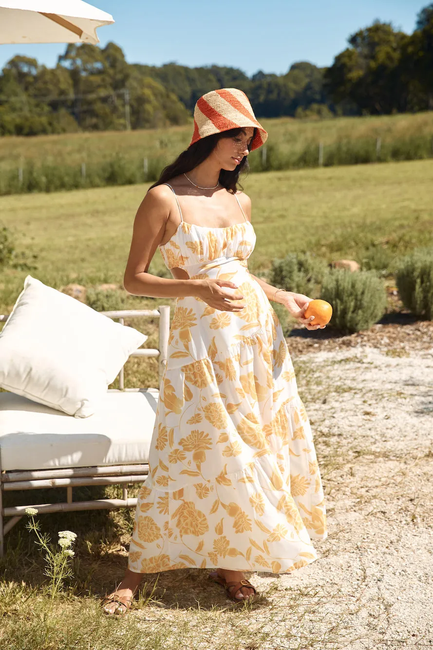 Sunset Trails Maxi Dress Yellow