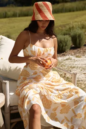 Sunset Trails Maxi Dress Yellow