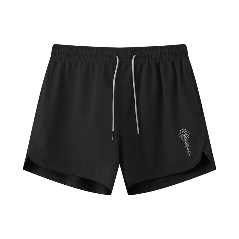 Vikings Compass Graphic Shorts