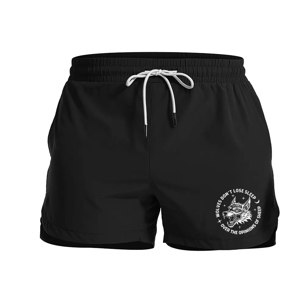 Wolves Don't Lose Sleep over the Opinions of Sheep Graphic Shorts