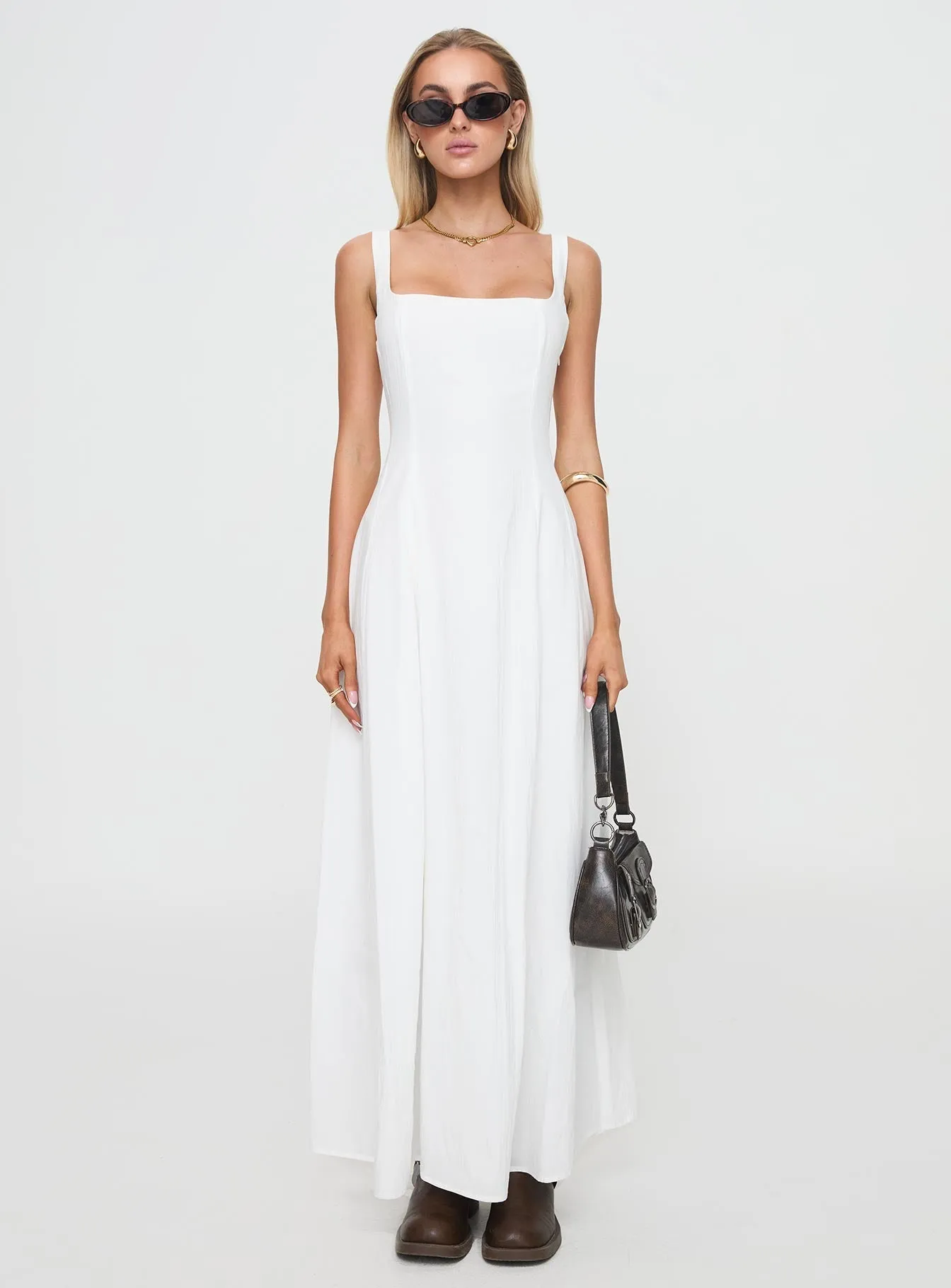 You Can Maxi Dress White