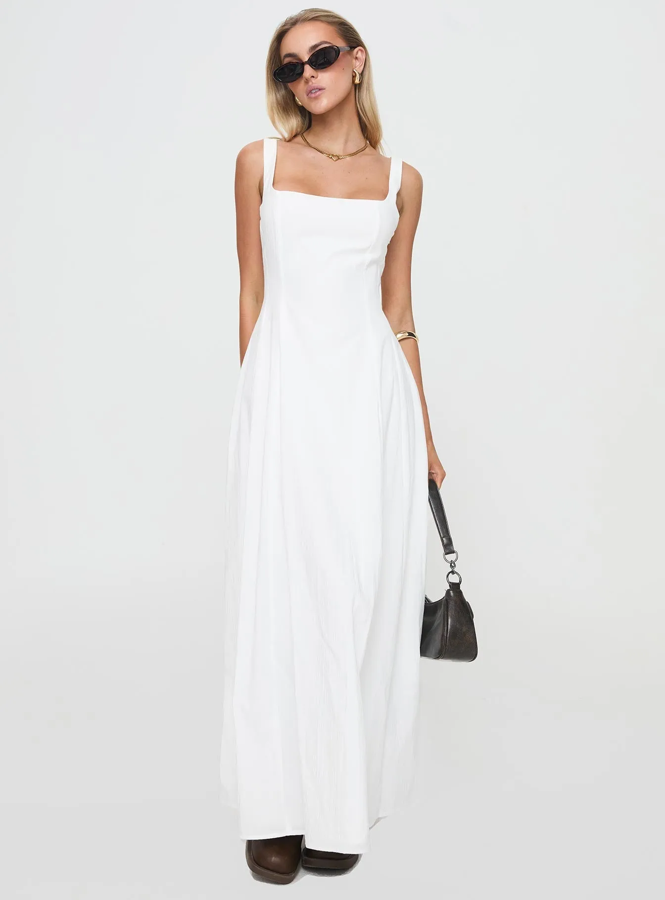 You Can Maxi Dress White